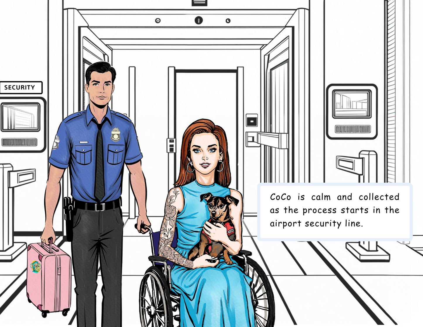 Children's Coloring Book: Tales of a Service Animal